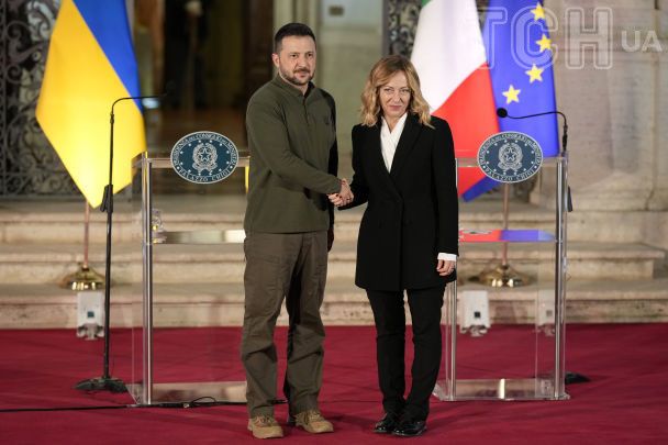 Володимир Зеленський і Джорджа Мелоні / © Associated Press