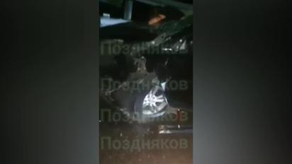 Видео с Крымского моста после взрыва появилось в Сети