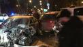Устроил аварию и сбежал из горящего автомобиля: подробности масштабного ДТП в Киеве (фото, видео)