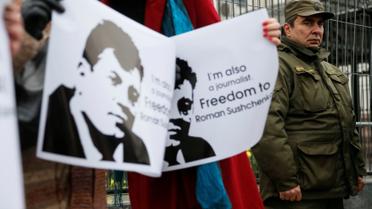 акції протесту проти затримання Сущенка_11 / © Reuters