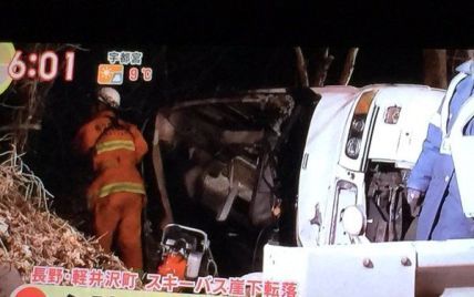 В Японії автобус з туристами впав у кювет, є загиблі