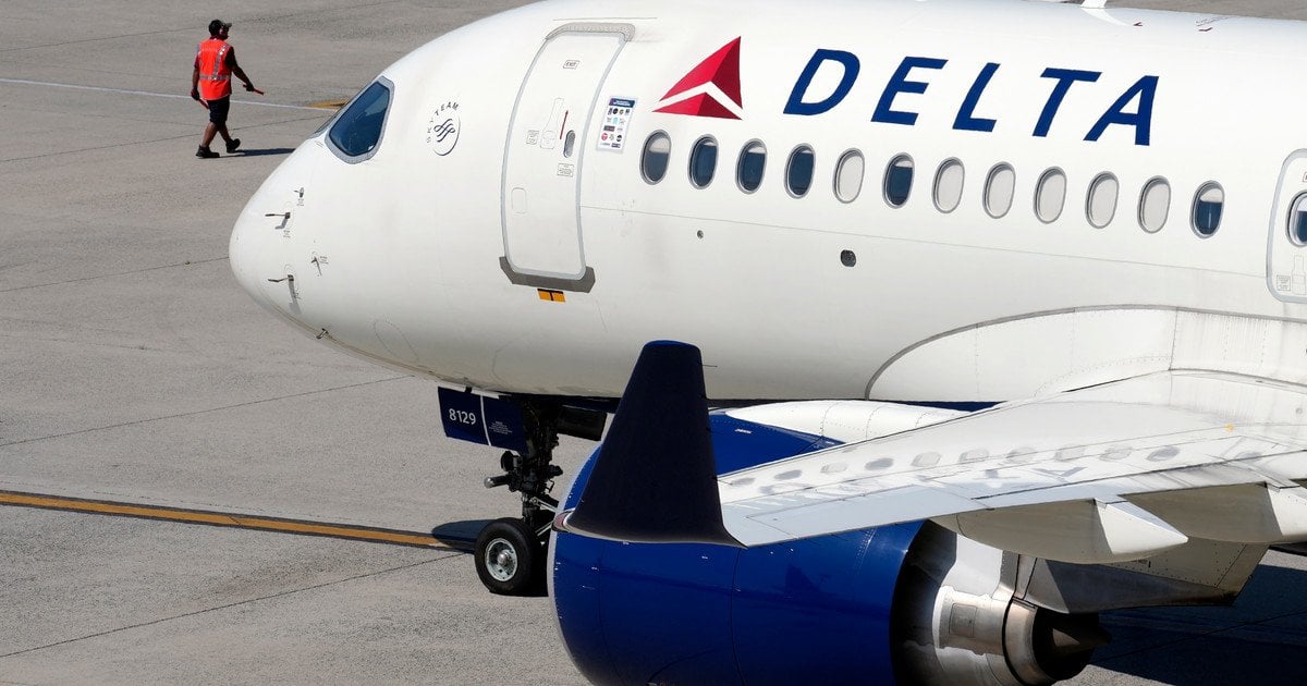 Літак авіакомпанії Delta