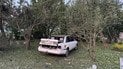 Поврежденное авто на Черниговщине из-за российской атаки