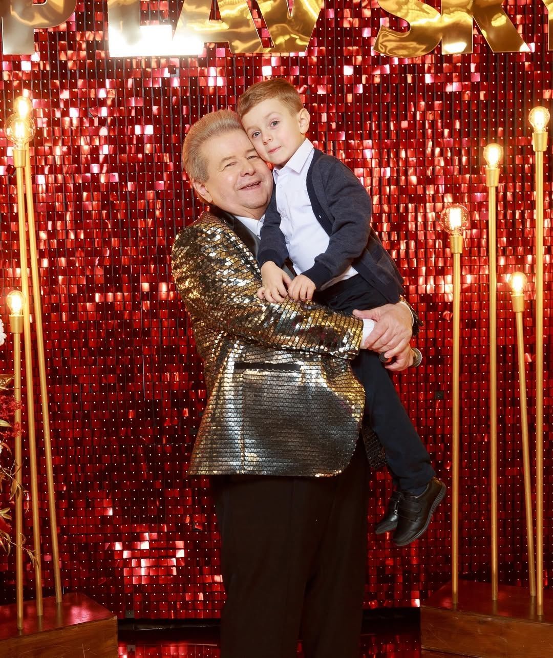 Михаил Поплавский с внуком / © instagram.com/poplavskiy_michail