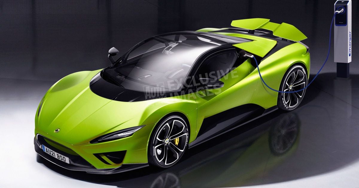 Lotus засветил электрический гиперкар на видео