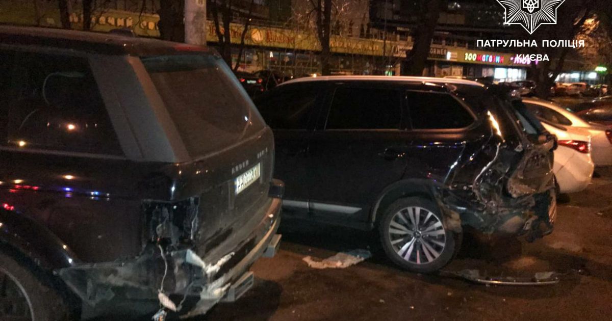 ДТП у Києві 10 автівок_5 / © Facebook / Патрульна поліція Києва