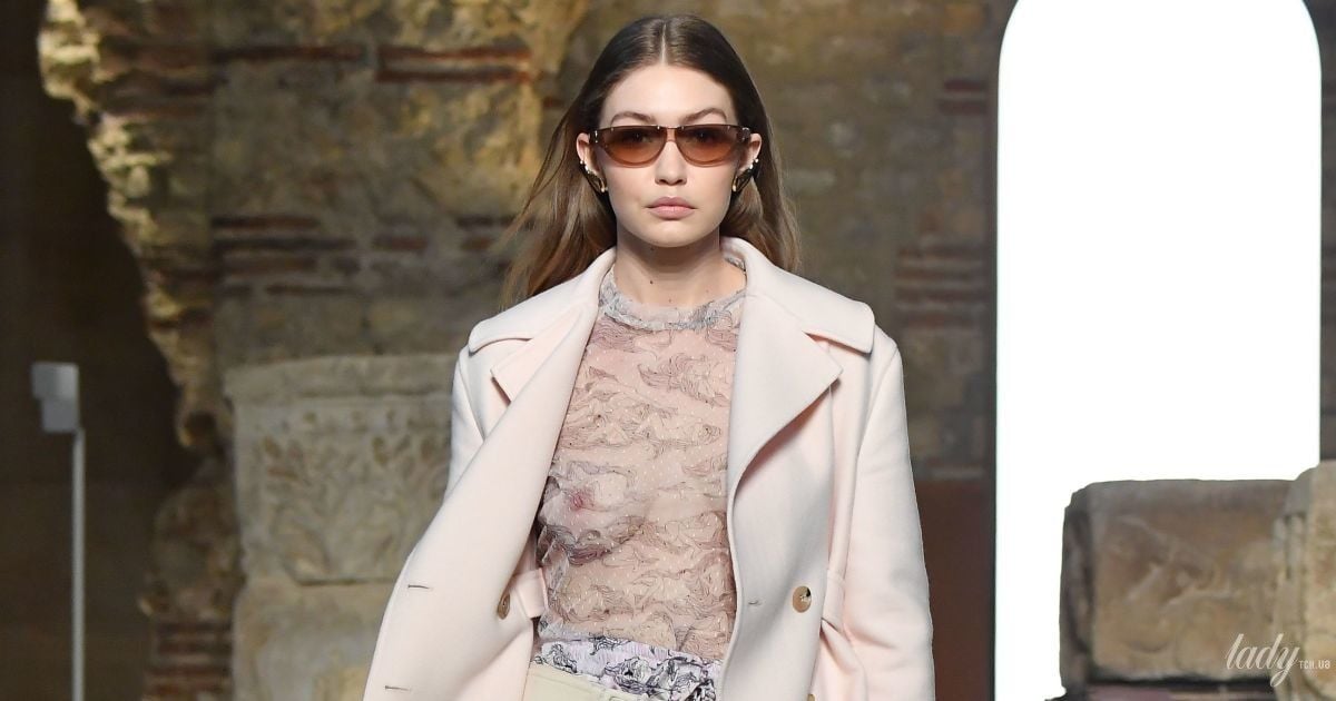 Джиджи Хадід на показі Lanvin