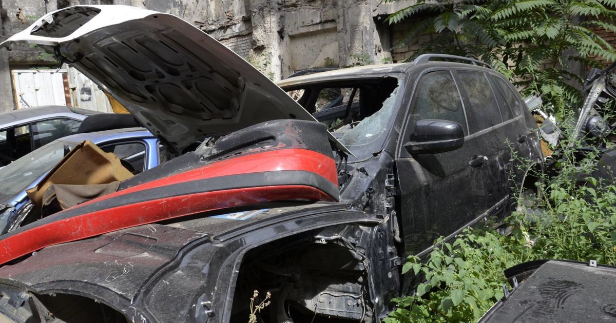 автоцвинтар у Миколаєві_10 / © ГУ Нацполіції в Миколаївській області