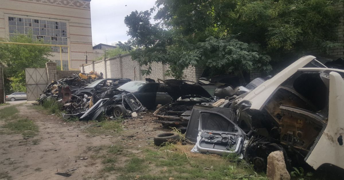 автоцвинтар у Миколаєві_8 / © ГУ Нацполіції в Миколаївській області