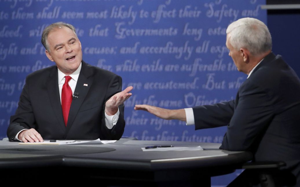 Дебаты между Майклом Пенсом и Тимом Кейном / © Reuters
