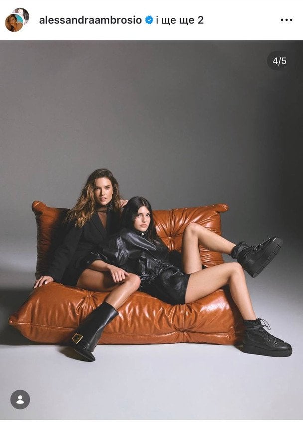 Алессандра Амбросио с дочерью / © Instagram Алессандры Амбросио