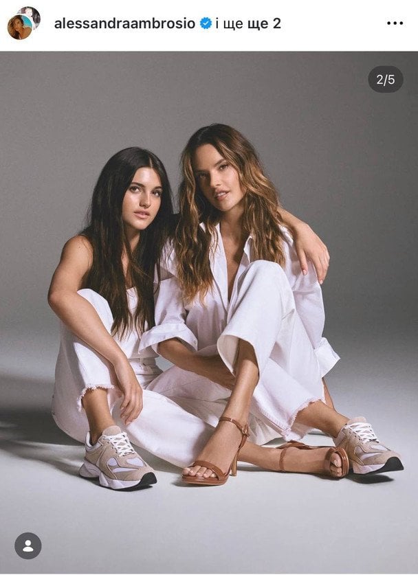 Алессандра Амбросио с дочерью / © Instagram Алессандры Амбросио