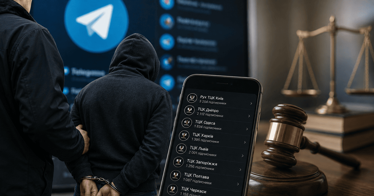 В Черкассах администратор Telegram-групп о ТЦК получил приговор суда / Иллюстративное фото