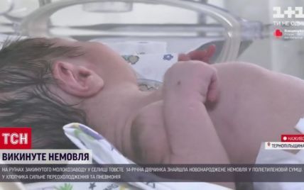 Рятівницею для покинутого на руїнах новонародженого хлопчика в Тернопільській області стала 14-річна школярка