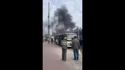 В Киеве пожар — вероятно, горит киностудия Довженко