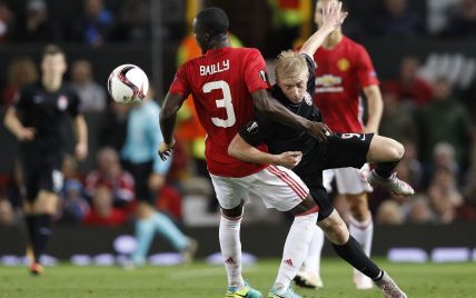 "Заря" драматично проиграла "Манчестер Юнайтед" в битве Лиги Европы