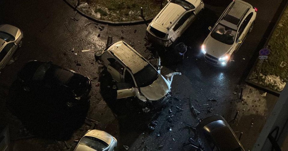 Фото з місця вибуху авто на півдні Москви