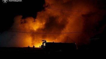 атака на Полтавську область 20 січня_5 / © ДСНС України