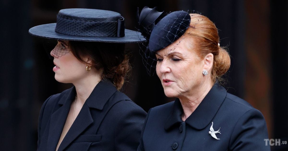 Сара Йоркская с дочерью принцессой Евгенией