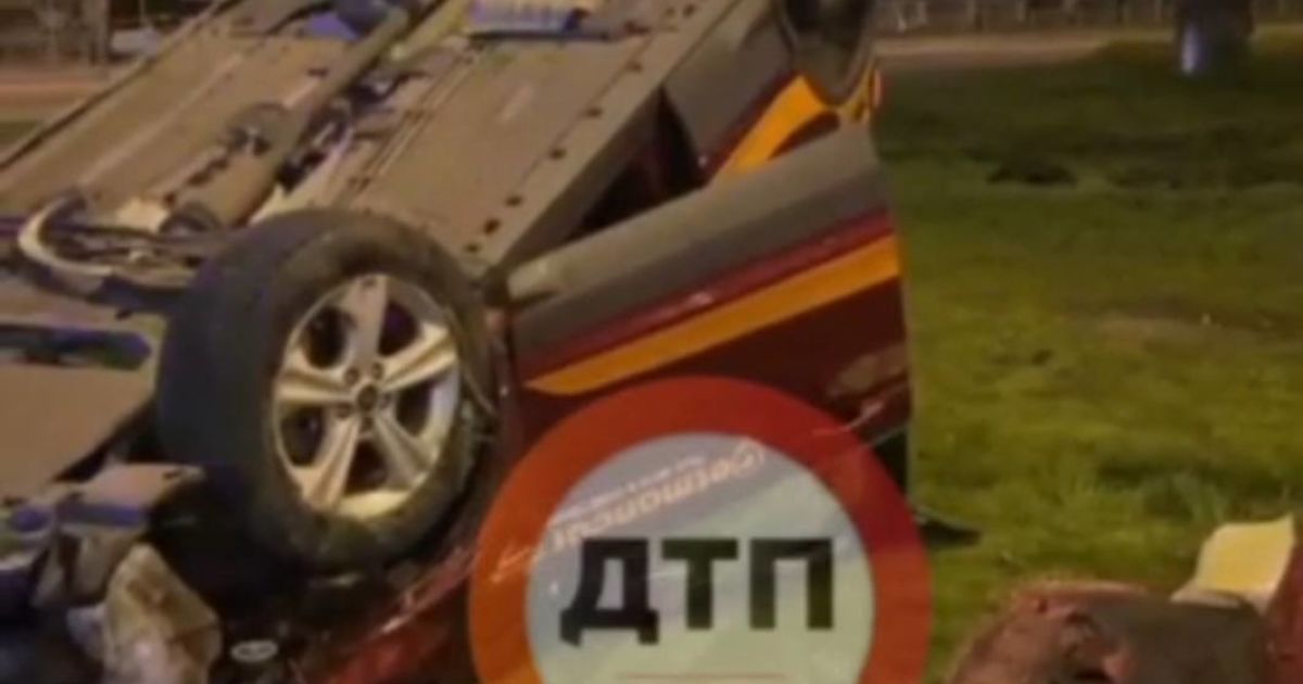 В Киеве произошло ДТП с арендованным автомобилем