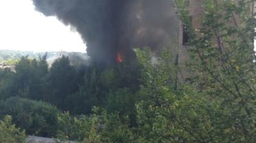 В Буче начался масштабный пожар на промышленном предприятии / © ТСН.ua