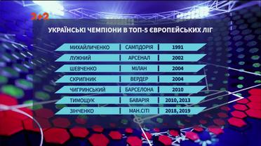 Українські чемпіони в ТОП-5 європейських ліг