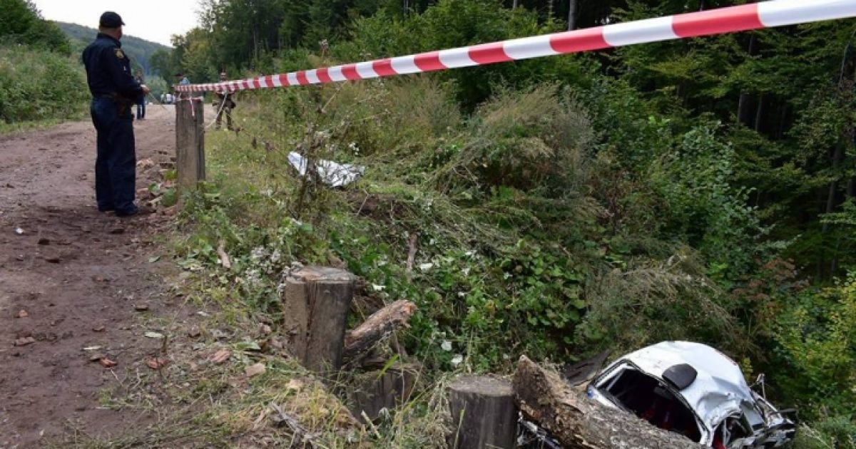 аварія під час ралі на Буковині_3 / © Facebook/Олексій Каспрук