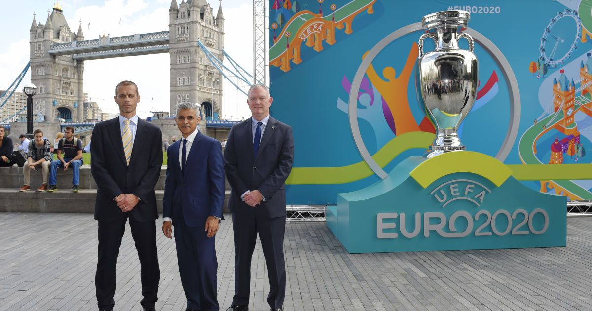В Лондоні презентували логотип Євро-2020