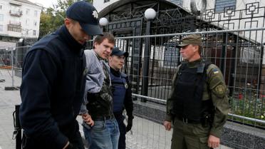 Сутички під посольством РФ у Києві_3 / © Reuters