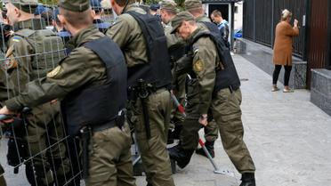 Сутички під посольством РФ у Києві_1 / © Reuters