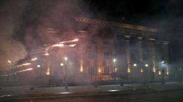 Напад на російське посольство у Києві_6 / © Reuters