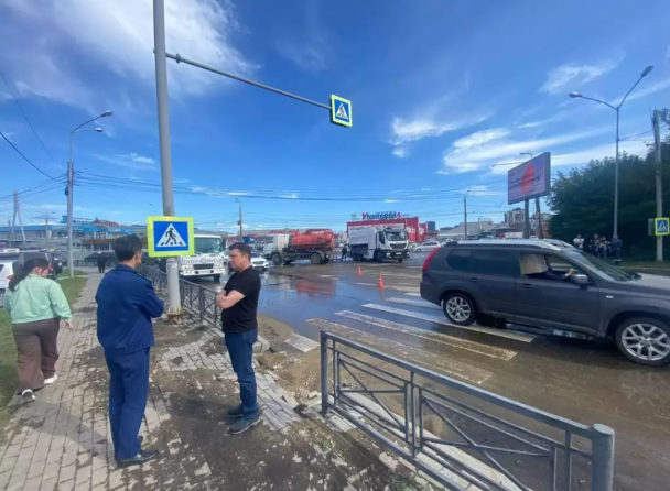 Во время празднования прорвало канализацию/Фото из соцсетей
