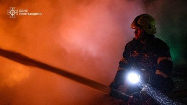 атака на Полтавську область 20 січня_2 / © ДСНС України