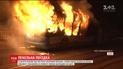 Во Львове сгорел пассажирский автобус