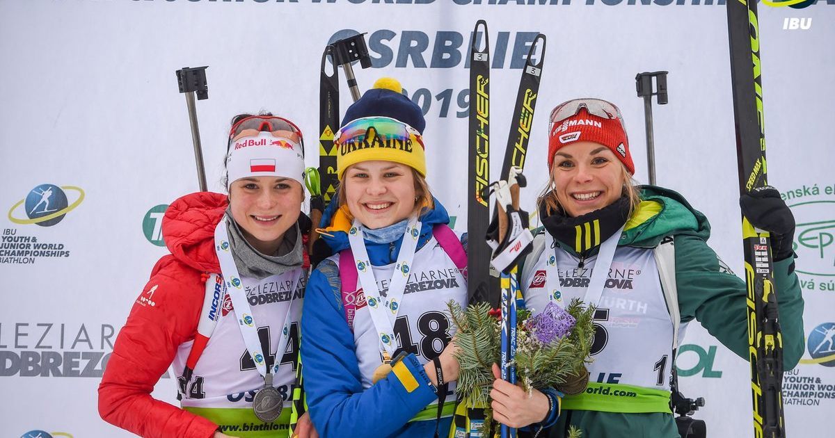 Украинка Бех выиграла спринт на юношеском Чемпионате мира по биатлону