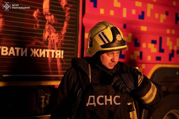 Масований удар РФ по Кременчуку / © ДСНС