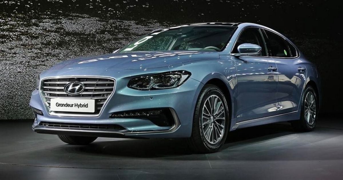 В Сеуле Hyundai представил гибридный седан Grandeur