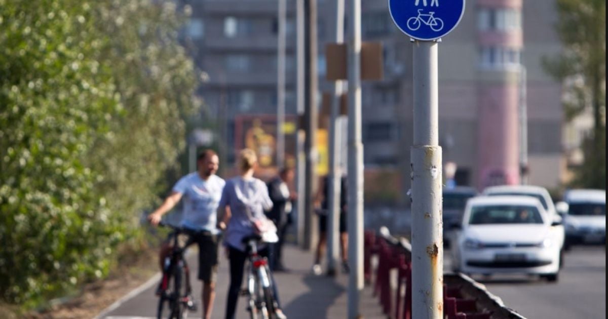 велодоріжка в києві / © Сайт Віталія Кличка