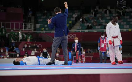Найдивовижніша перемога в Токіо: іранський каратист став олімпійським чемпіоном, знепритомнівши після нокауту