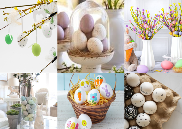 Как украсить дом к Пасхе с помощью пасхальных яиц / © Фото из открытых источников