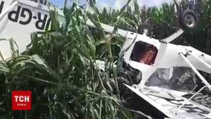 На Сумщине упал легкомоторный самолет