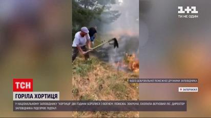 Новини України: на Хортиці спалахнула масштабна пожежа