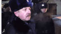 Петр Федчук в форме российской полиции.
