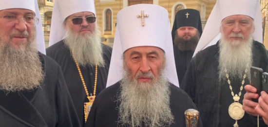 Онуфрій назвав Зеленського "Олександром Володимировичем": чим закінчився візит членів синоду УПЦ МП до Офісу президента