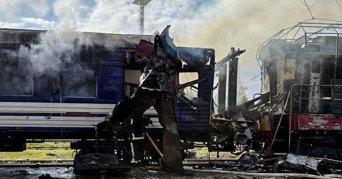 Удар по вокзалу у Шостці