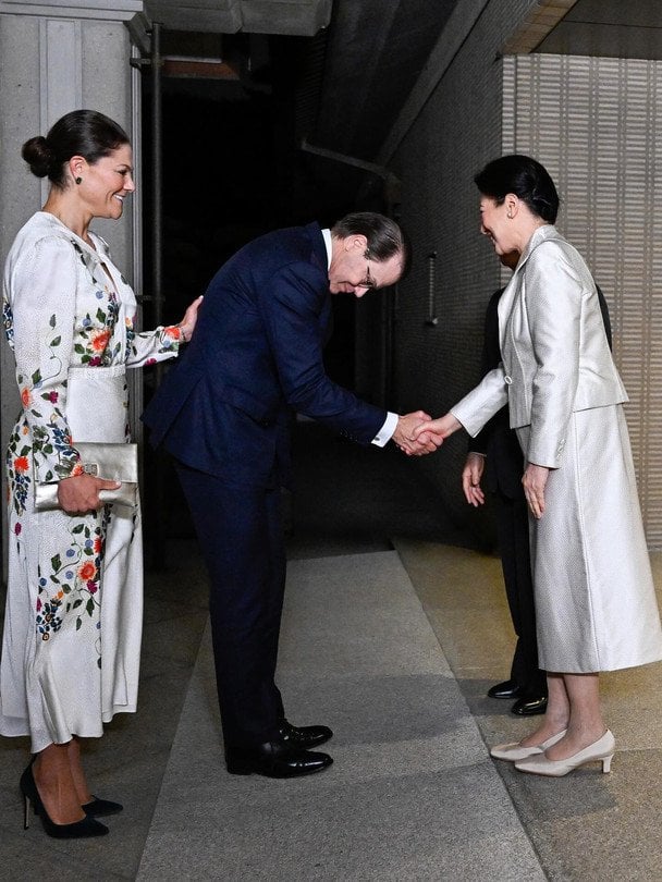 Кронпринцеса Вікторія, кронпринц Даніель з імператорським подружжям Японії, фото: Jessica Gow/TT / © Шведська королівська родина/Instagram