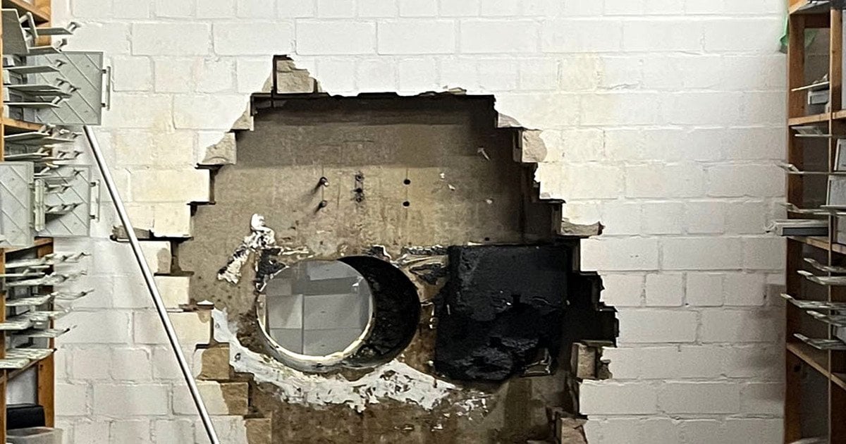 Пробита стіна у банку, який пограбували в Німеччині