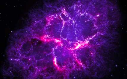 NASA опубликовало снимок фиолетовой туманности в память о Принце