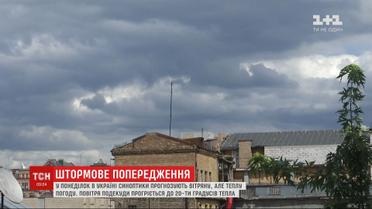Желтый уровень опасности: в Киеве штормовое предупреждение