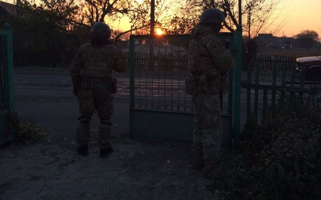 Задержание інформаторки боевиков / © СБУ